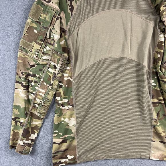 US Army Combat Shirt Mens Large Camo Flame Resistant Fire FR Military Issue - Picture 4 of 10